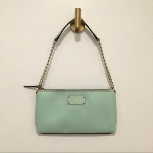 Kate Spade Mint Purse with Gold Chain